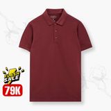  Polo Life Pure Cotton - Đỏ bordeaux 