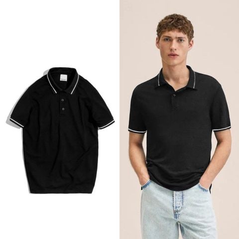 T2 Polo Phối viền cổ ZR (Hàng Outlet không đổi trả) 