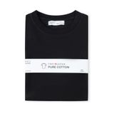  Áo Thun Vải Gai 100% Cotton Cao cấp - Đen 