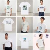  (Hàng Outlet không đổi trả) Thun Unisex Trắng - Random Mẫu 