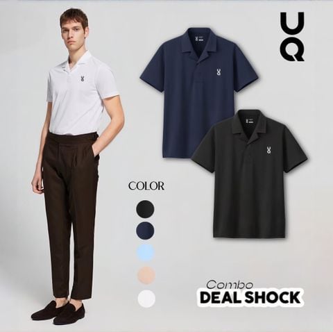  Áo Polo Nam Thể Thao Cổ Vest - UQ DRY 
