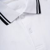  [Hàng Oulet Không Đổi Trả] Polo FR phối cổ viền trắng - Trắng 