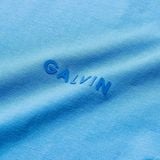  Phông Galvin Cotton USA Premium Cổ Tròn - Xanh Coban 