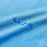  Phông Galvin Cotton USA Premium Cổ Tròn - Xanh Coban 