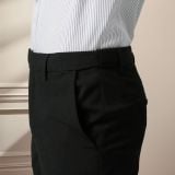  Quần Âu Cao Cấp Cạp Chun Sườn Ẩn - Đen 