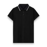  Polo FR phối cổ viền - Mẫu 3 - Đen 