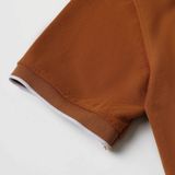  X Polo LC Cổ trơn viền tay - Nâu (Hàng Outlet không đổi trả) 