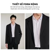  Blazer 2 lớp Relax Fit - Đen 