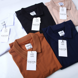  Polo Galvin Bo Viền Cổ Lưới  -  Nâu 