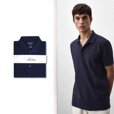  PoloLife Pure Cotton - Xanh than (Hàng Outlet không đổi trả ) 