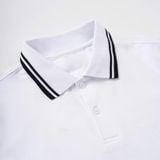  [Hàng Oulet Không Đổi Trả] Polo FR phối cổ viền trắng - Trắng 