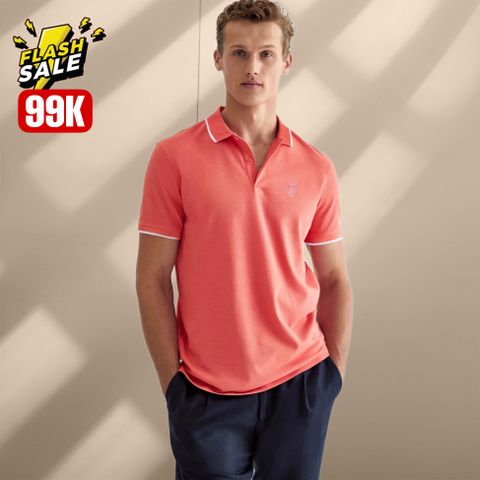  Polo Shirt Thêu Ong  -  Hồng 