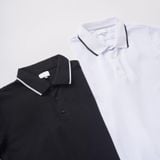  [Hàng Oulet Không Đổi Trả] Polo KZ Thêu Logo Ngực - Trắng 