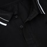  Áo Polo Phối Viền Cổ - Đen 