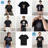  (Hàng Outlet không đổi trả) Thun Unisex Đen - Random Mẫu 