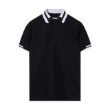  Polo FR Viền Cổ - Đen (Hàng Outlet không đổi trả) 