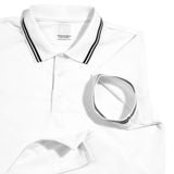 Polo Viền cổ ZR - Trắng (Hàng Outlet không đổi trả ) 