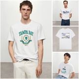  (Hàng Outlet không đổi trả) Thun Unisex Trắng - Random Mẫu 