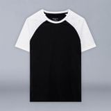  Tee Regular Fit Raglan - Đen Trắng 
