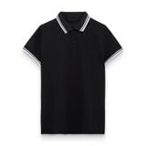  Polo FR phối cổ viền trắng - Đen (Hàng Outlet không đổi trả ) 