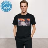  (Hàng Outlet không đổi trả) Thun Unisex Đen - Random Mẫu 