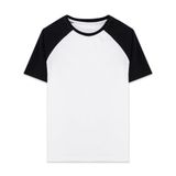  Tee Regular Fit Raglan - Trắng Đen 