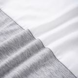  Tee Regular Fit Phối Thân - Trắng Ghi 