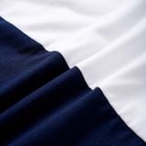  Tee Regular Fit Phối Thân - Trắng Navy 