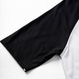  Tee Regular Fit Raglan - Trắng Đen 