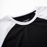  Tee Regular Fit Raglan - Đen Trắng 