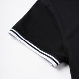 Polo FR phối cổ viền trắng - Đen (Hàng Outlet không đổi trả ) 