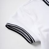  [Hàng Oulet Không Đổi Trả] Polo FR phối cổ viền trắng - Trắng 