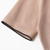  X Polo LC Cổ trơn viền tay - Be (Hàng Outlet không đổi trả) 