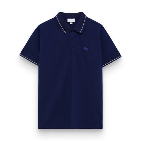  Polo LC Viền Cổ - Bộ 5 màu - Xanh Than 