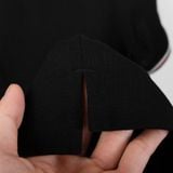  Polo ZR viền cổ -  Đen 