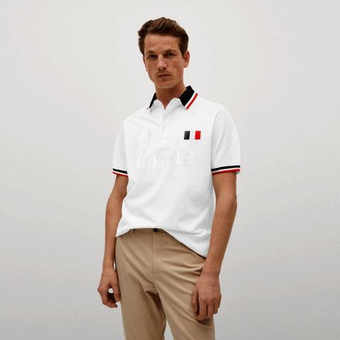  T2 Polo ZR Paris  -  Trắng (Hàng Outlet không đổi trả) 
