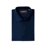  Áo Sơ Mi Eric Tailor Vải Texture Trơn Cao Cấp - Xanh Cổ Vịt 