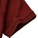  Polo Galvin Cổ Dệt - màu Bordeaux 