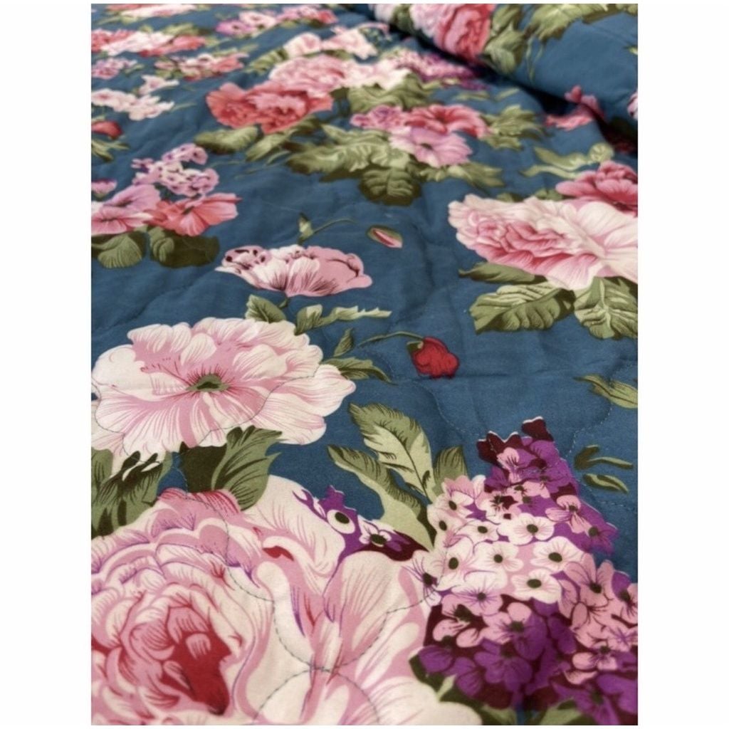 Bộ chăn ga gối Poly Cotton Bellahome họa tiết