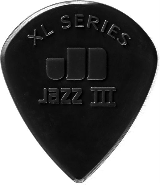  Pick Dunlop 47RXLS Nylon Jazz III XL Black 