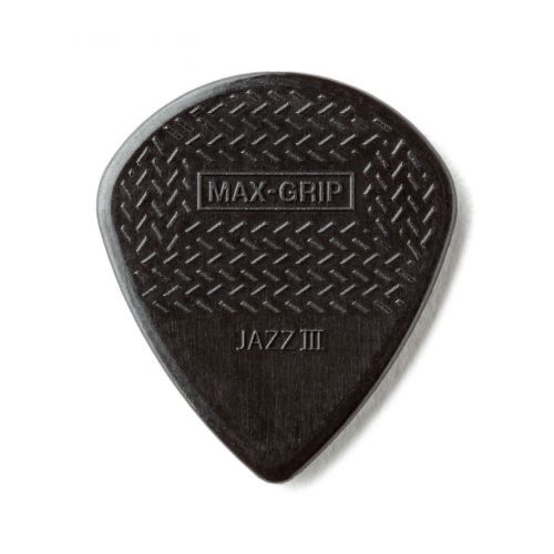  Pick Dunlop 471R3S Max-Grip Jazz III 