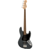  Guitar Bass Squier Affinity J Bass Guitar Laurel in Charcoal Frost Metallic 