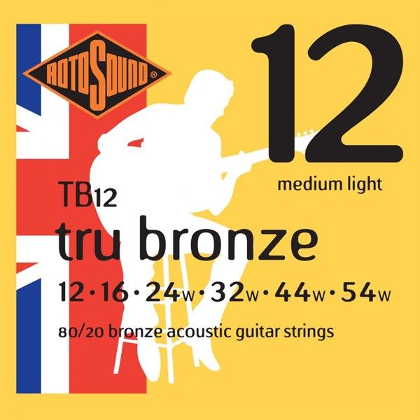  Rotosound TB12, 12-54, 80/20 Bronze 