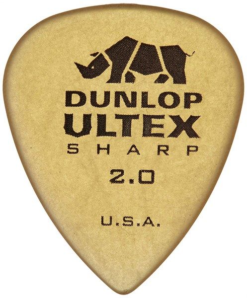  Pick Dunlop Ultex Sharp 433 - 2.00 mm 