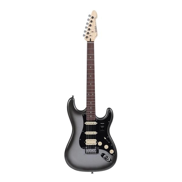  Guitar điện Saga HSS Mercury Gray 