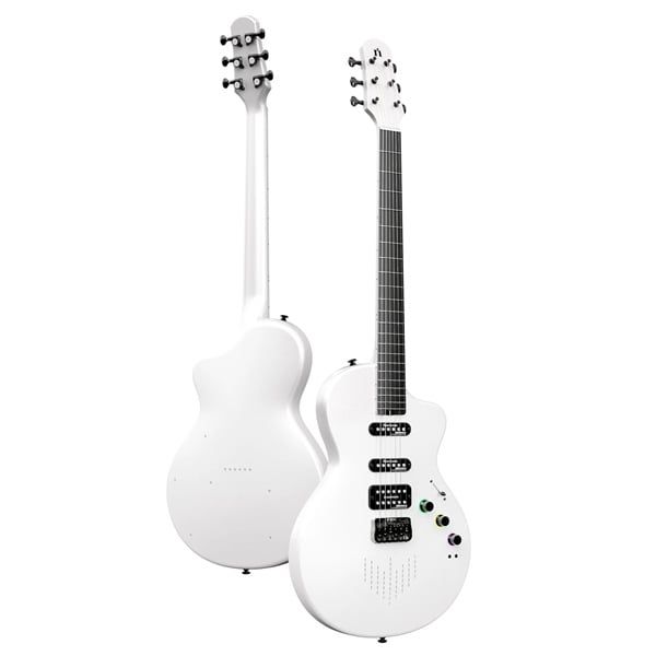  Guitar điện Natasha Nebula White 