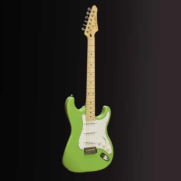  J&D ST-01 Standard Stratocaster Electric Guitar Green 