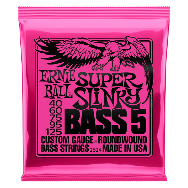  Ernie Ball 2824 Bass Super Slinky 5-String 45-125 