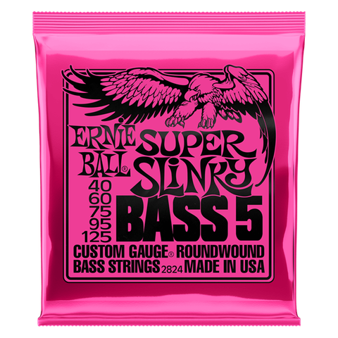  Ernie Ball 2824 Bass Super Slinky 5-String 45-125 