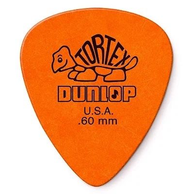  Pick Dunlop Tortex Orange 0.6mm 